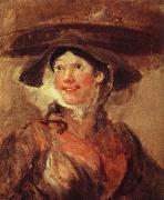 William Hogarth the shrimp girl painting